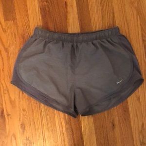 Grey Nike Tempo Shorts